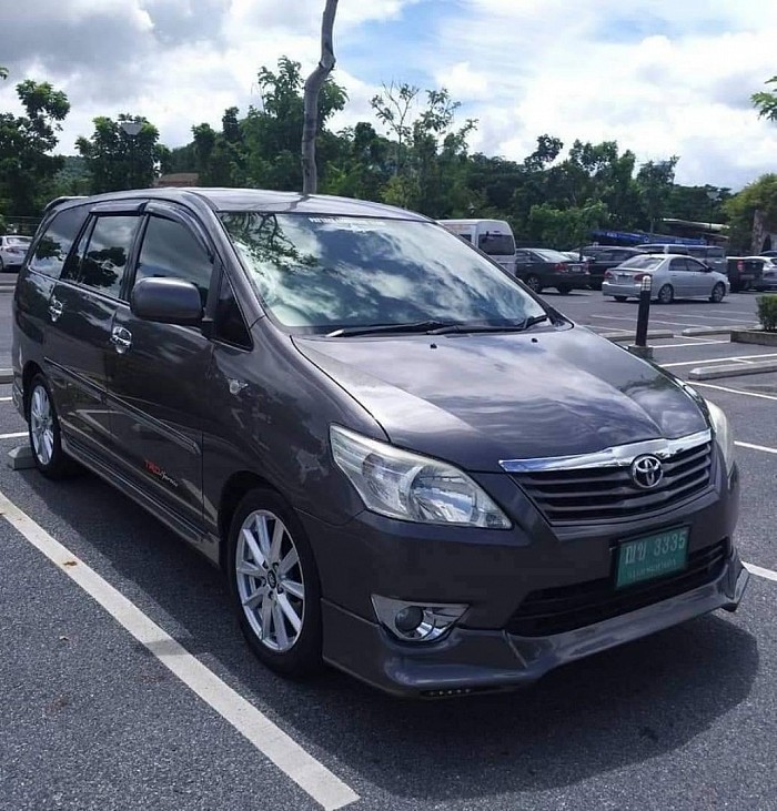 Innova car rental  7 seats economical  Travel safely with us Call and book now with us +66652695583 Mr. One One number with App