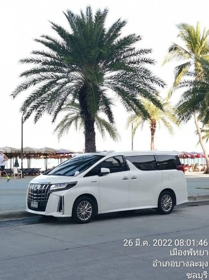 New Alphard car for rent with driver, book with us 24 hours